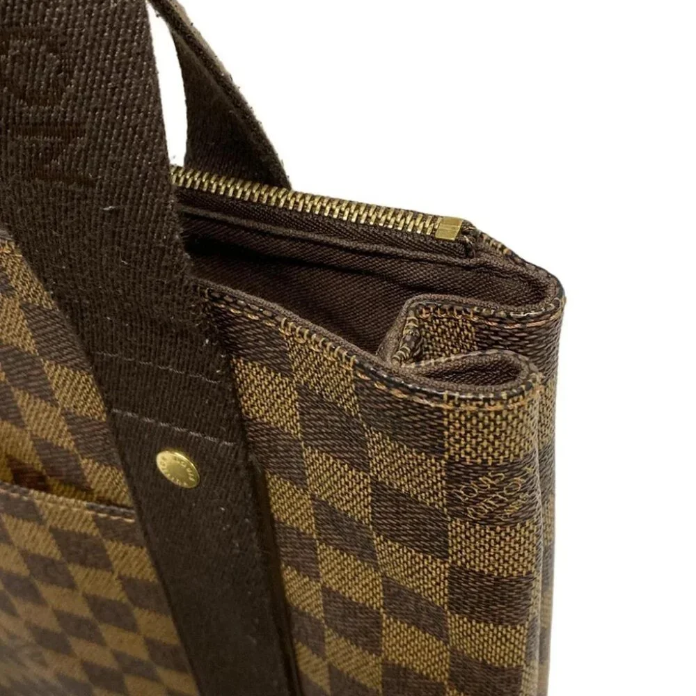 LOUIS VUITTON Cabas Beaubourg N52006 Ebene Damier CA4038 Tote Bag Damier Canvas - Picture 8 of 14